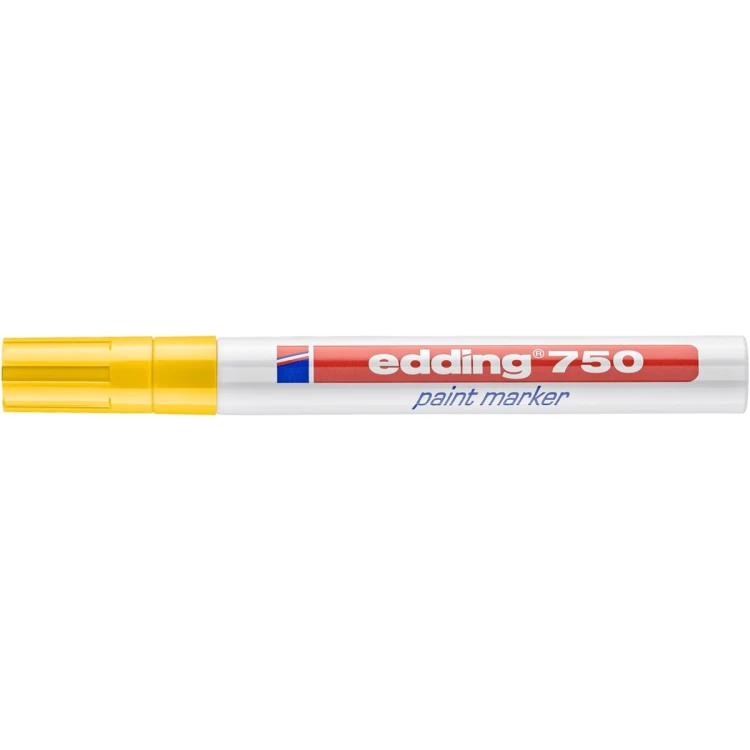 Marker olejowy permanentny Edding E-750 1 szt. żółty 2-4mm