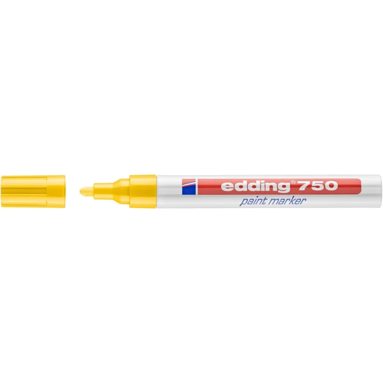 Marker olejowy permanentny Edding E-750 1 szt. żółty 2-4mm