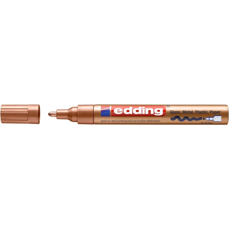 Marker olejowy permanentny Edding E-750 1 szt. miedziany brązowy 2-4mm