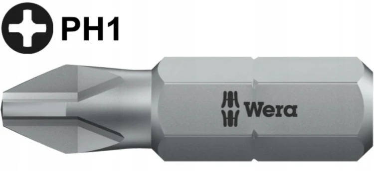 Bit krzyżowy WERA 05072070001 PH 1 x 25 mm IDEALNY dodatek do AllegroSmart