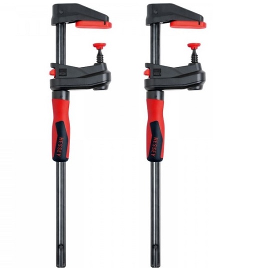 ZESTAW 2 ŚCISKÓW GK15 BESSEY + MŁOTEK DWUOBUCHOWY HALDER 50/40MM 3117.051