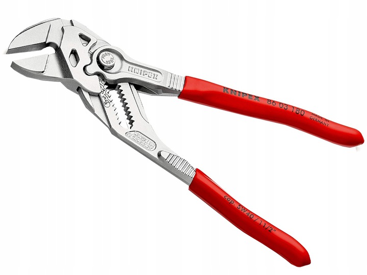 Szczypce nastawne klucz 180mm do armatur i śrub 86 03 180 KNIPEX