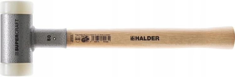 Młotek z miękkimi obuchami 40mm bezodrzutowy 750g HALDER 3366.040