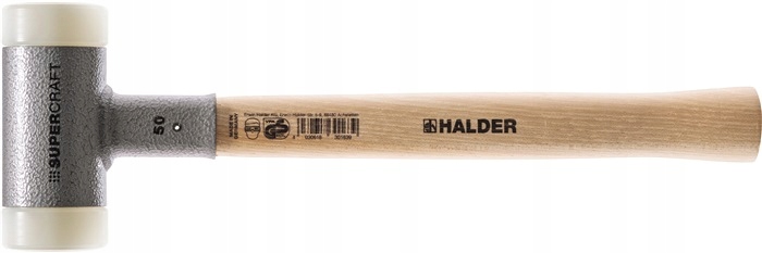 Młotek z miękkimi obuchami 30mm bezodrzutowy 460g HALDER 3366.030