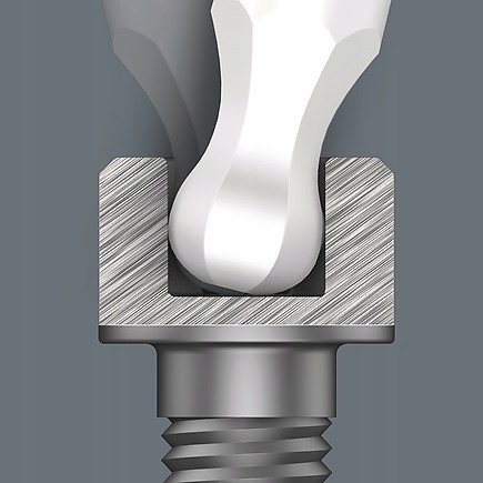 Wkrętak precyzyjny sześciokątny z kulką WERA HEX 3,0x60 mm 05118096001