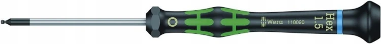 Wkrętak precyzyjny sześciokątny z kulką WERA HEX 2,5x60 mm 05118094001