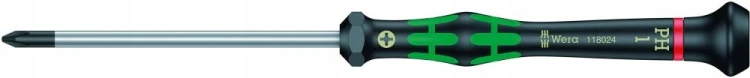 Wkrętak precyzyjny krzyżowy WERA PH1x80 mm 05118024001