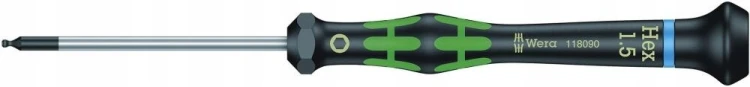Wkrętak precyzyjny sześciokątny z kulką WERA HEX 1,5x60 mm 05118090001