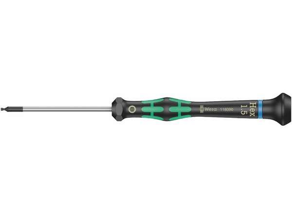 Wkrętak precyzyjny sześciokątny z kulką WERA HEX 1,5x60 mm 05118090001