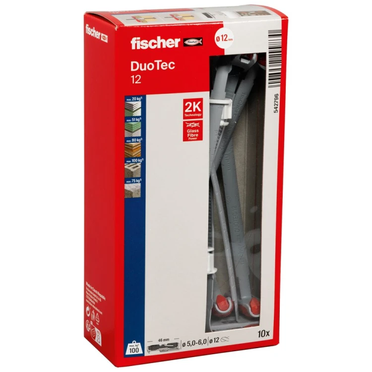 Kołek zaciskowy DuoTec 12 10 szt. 00542796