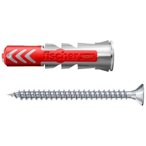 Kołek rozporowy fischer DuoPower 6 x 30 S z wkrętem 50 szt. 00535459