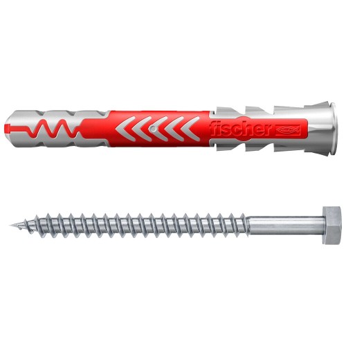Kołek rozporowy fischer DuoPower 10 x 80 S z bezpiecznym wkrętem 10 szt. 00538257