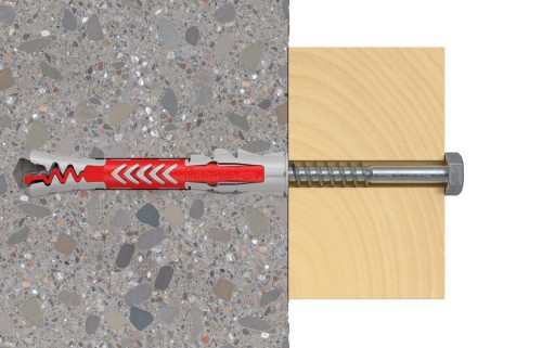 Kołek rozporowy fischer DuoPower 10 x 80 S z bezpiecznym wkrętem 10 szt. 00538257