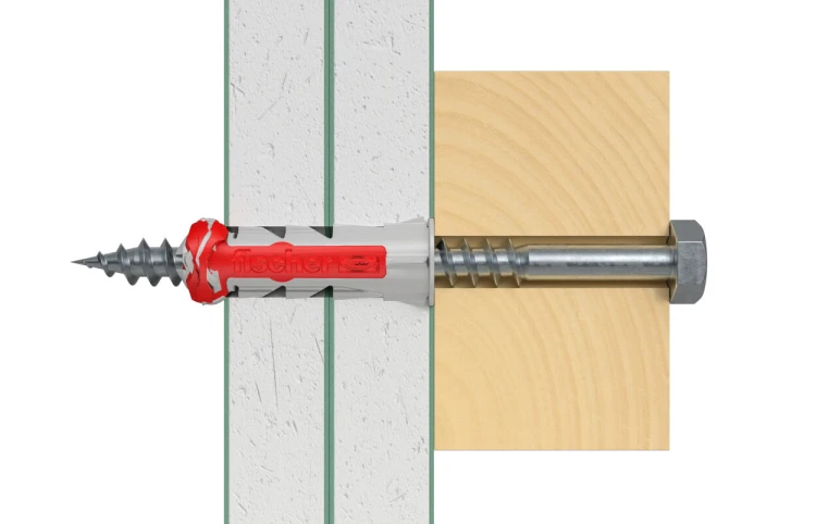 Kołek rozporowy fischer DuoPower 12 x 60 S z bezpiecznym wkrętem 10 szt.  00538258
